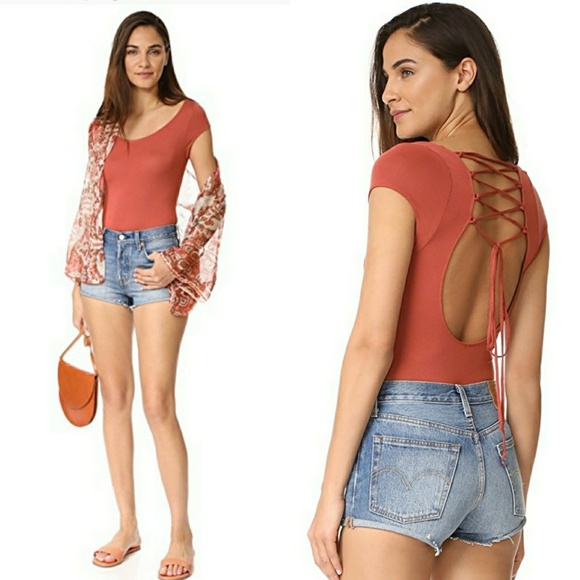 Free People Tops - Free People All About the Back Bodysuit